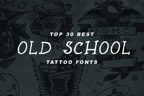 Old School Tattoo Designs Letters