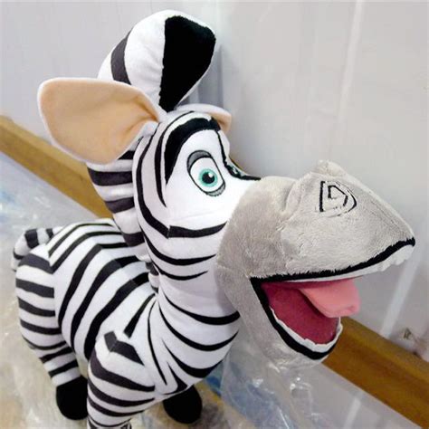 BNWT LARGE Madagascar 3 Marty Zebra 24" Plush Stuffed Toy, Hobbies ...