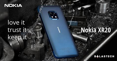 Nokia announces the new XR20 5G smartphone with a rugged design – BALASTECH