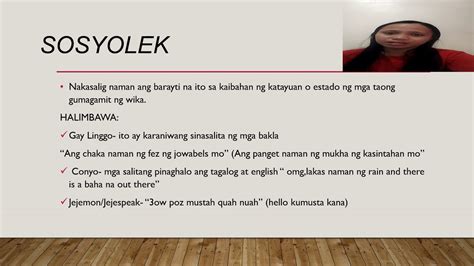 Halimbawa Ng Sosyolek - Topotesa