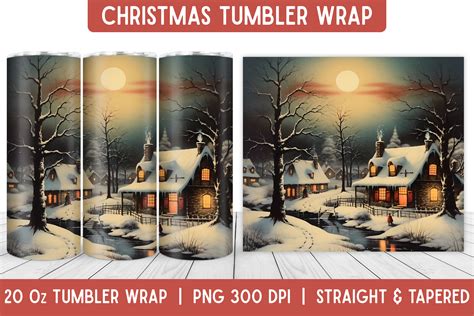 Christmas Tumbler Wrap | Tumbler Graphic by TheDigitalStore247 ...