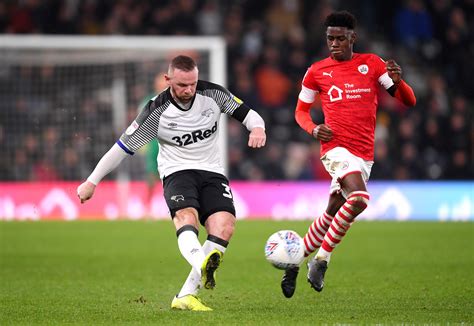 Wayne Rooney Assist vs Barnsley In Derby County Debut