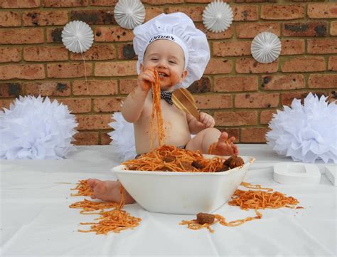 Baby chef cake smash outfit | Baby photoshoot boy, Baby chef, Baby photos