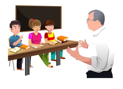 Male Teacher In Classroom Clipart - Denue Voconesto