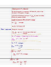 Infinite Sequence Examples with Convergence and Divergence | | Course Hero