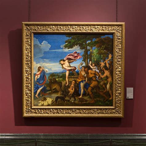 See Titian’s ‘Bacchus and Ariadne’ in Room 2. Titan depicts Bacchus ...