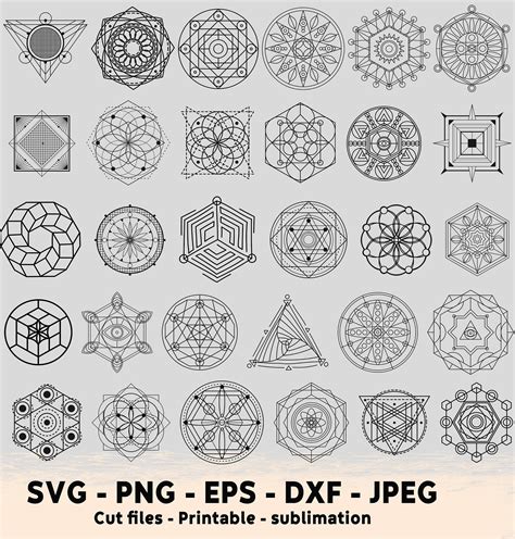 116 Sacred Geometry Svg Sacred Geometry Png Sacred Geometry - Etsy