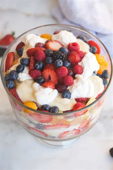 Angel Food Cake Fruit Trifle | - Tastes Better From Scratch