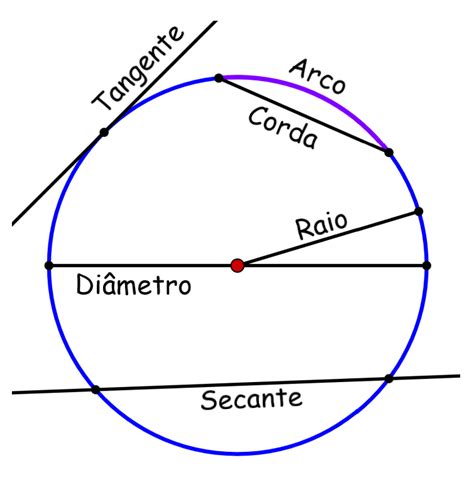 Partes de uma Circunferência com Diagramas - Neurochispas