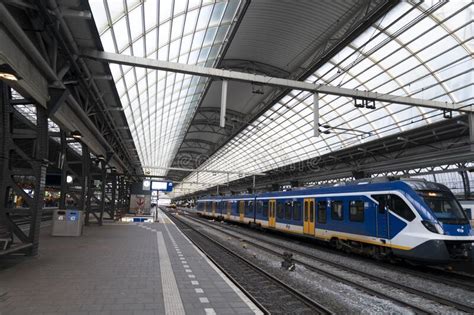 AMSTERDAM, NETHERLAND - FEBRUARY 25 2020 - Central Station Old Town ...