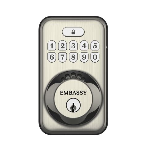 Keyless Entry Electronic Door with Security Deadbolt Lock