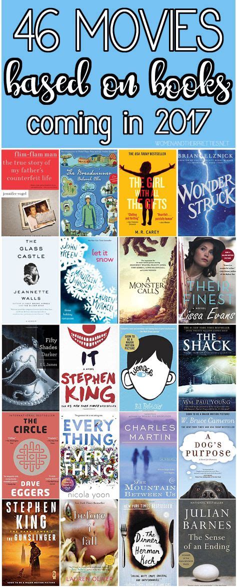 Add these books to your 2017 Reading List! 46 Movies Based on Books ...