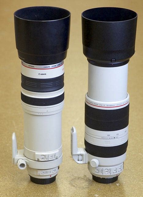 A Brief Comparison of Canon 400mm Lenses, Mark I Against Mark II