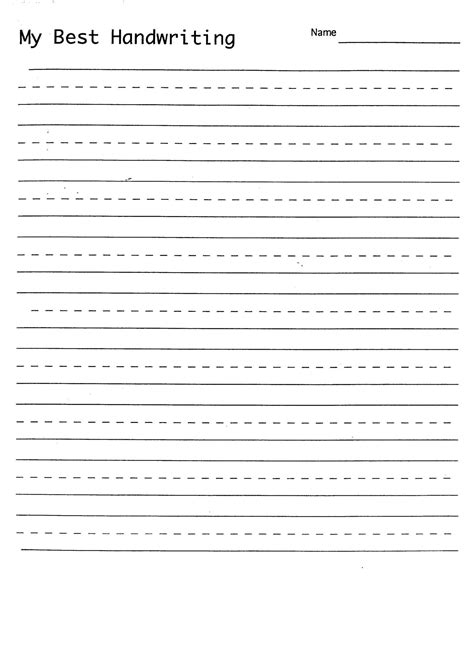 Handwriting Practice Sheet | 1St Grade Handwriting | Writing ...