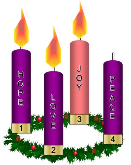 Third Sunday | Advent wreath candles, Advent candles, Christmas advent ...