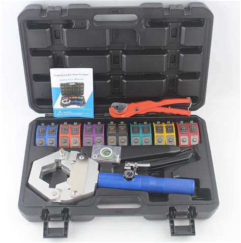 Hydraulic crimping tools Hydraulic Hose Crimper Auto A/C Hose Crimping ...