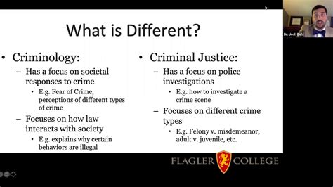 Criminology vs. Criminal Justice: Why The Difference? - YouTube