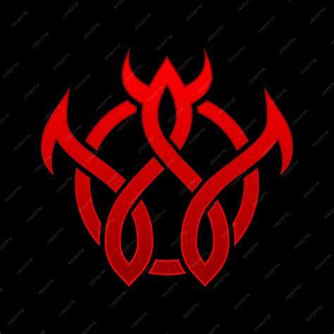 Premium Vector | EVIL LOGO EMBLEM