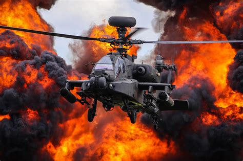 Download Aircraft Helicopter Attack Helicopter Military Boeing Ah-64 ...