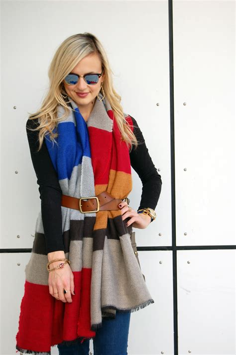 Colorful Blanket Scarf