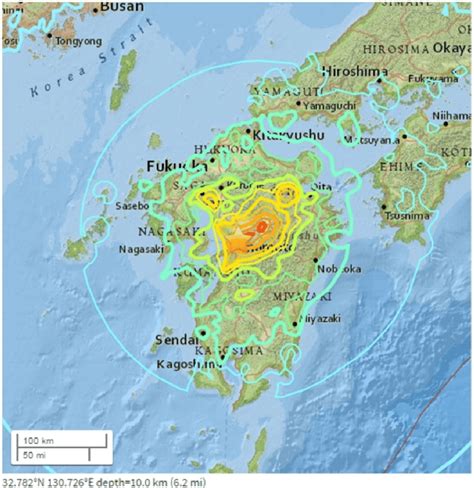 Index Map. M7.0 earthquake's epicenter occurred on April 15, 2016 at ...