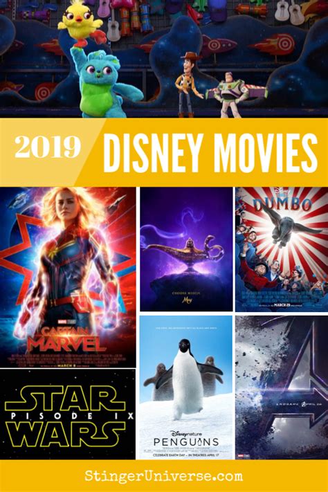 Get Ready for These New Disney Movies in 2019 - Stinger Universe