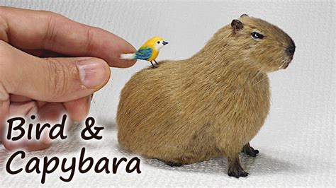 Mini Capybara Polymer Clay Handmade Figurine | ubicaciondepersonas.cdmx ...