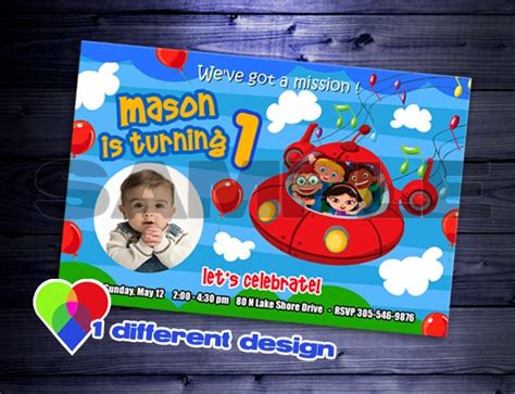 Items similar to Little Einsteins Invitation- Little Einsteins Birthday ...