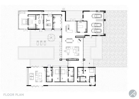 6-Bedroom Modern Minimalist House Plan - Modern House Plans