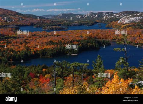 Fall colors in killarney provincial hi-res stock photography and images ...