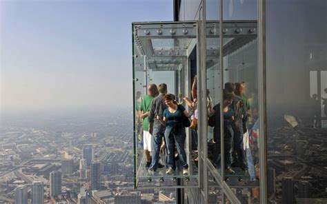 Tourists Get a Scare at Willis Tower As Glass Coating Cracks Beneath Them