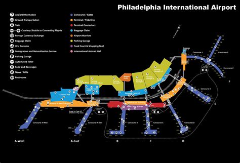 AA Guide: PHL / Philadelphia International Airport - MCT, Connection ...