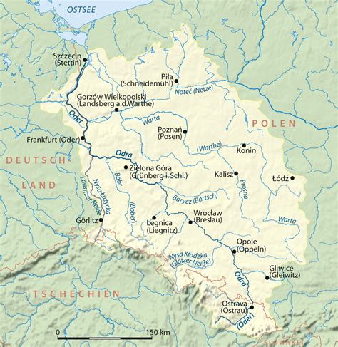 The Oder River Basin | History travel, Geography map, Poland travel