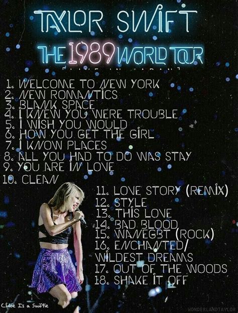 Taylor Swift Eras Tour Setlist Night 2