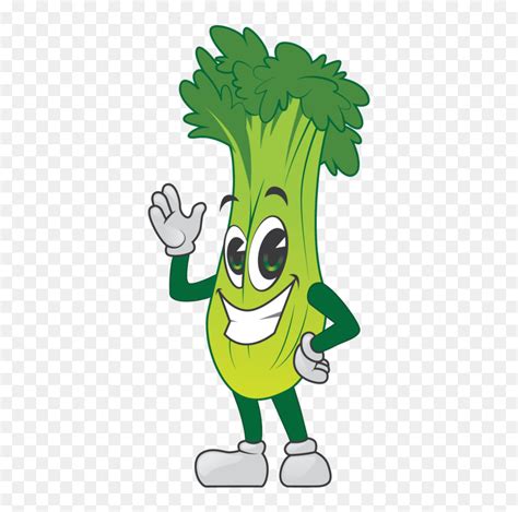 Cartoon Celery Png - Celery Cartoon Png, Transparent Png - vhv