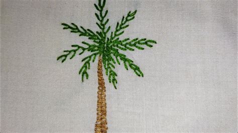 Feather stitch||Hand embroidery ||Easy&Simple||By Hunar Aaraish - YouTube