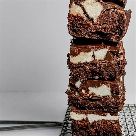 Marshmallow Twists Flourless Brownies - Joyva