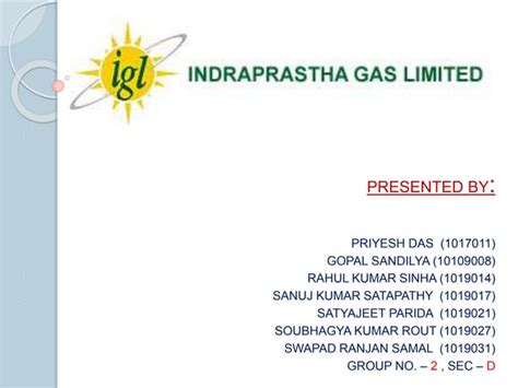 Indraprastha Gas Limited-Role of strategy in Success | PPT