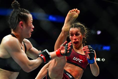 UFC 248: Joanna Jedrzejczyk’s forehead made her nearly unrecognizable