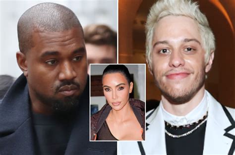 Kanye West Swipes at Kim Kardashian's New Boyfriend, Pete Davidson, On ...