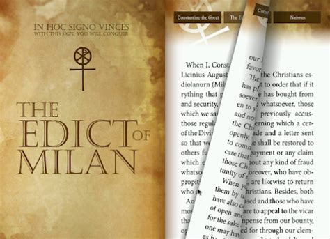 Edict of Milan - EARLY CHURCH HISTORY