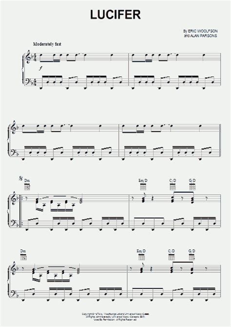 Lucifer Piano Sheet Music | OnlinePianist