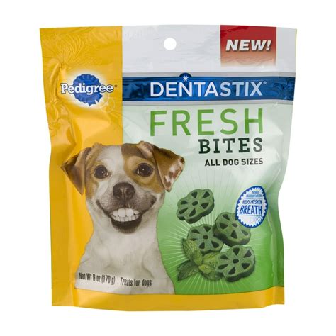 Pedigree Dentastix All Breeds Dental Dog Treats, Fresh Bites, 6 Oz ...