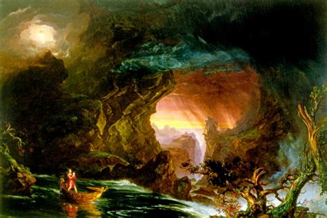 The Voyage of Life Manhood Stages of Human Life Painting by Thomas Cole ...