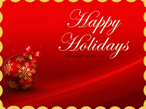 Happy Holiday Greetings, Messages and Wishes – Wordings and Messages