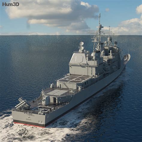 Ticonderoga-class cruiser 3D model - Download Warship on 3DModels.org