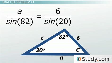 Law of Sines Formula & Application | What is the Law of Sines? - Video ...