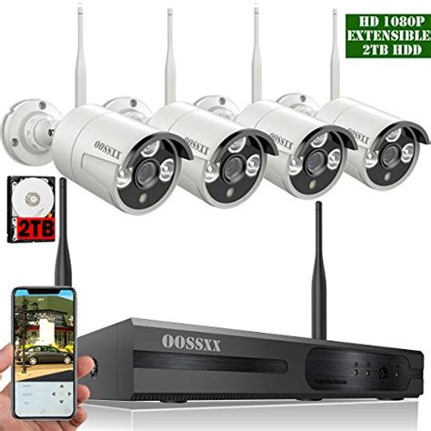 【2018 update】OOSSXX 8-Channel HD 1080P Wireless IP Security Camera ...