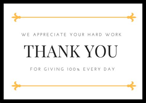 Employee Appreciation Thank You Cards | FREE Printables