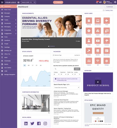 14 modern sharepoint intranet site examples for 2022 – Artofit